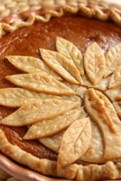 Turkey Crust Pumpkin pie