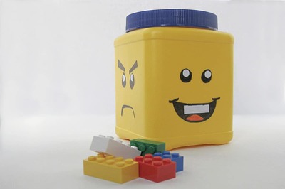 Upcycled-Lego-Head-Jar