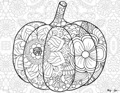 Zentangle-Style-Pumpkin