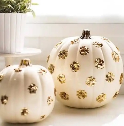 diy-sequin-polka-dot-pumpkins