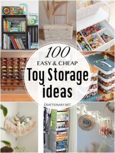 100 Cheap and Easy Toy Storage Ideas - Craftionary