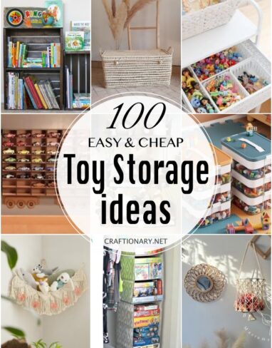 100 Cheap and Easy Toy Storage Ideas