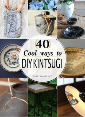 40 Kintsugi Pottery Art DIY Project Ideas