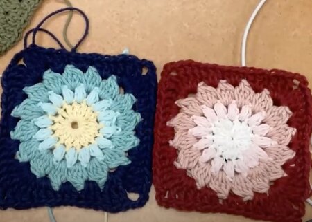 Crochet pillows