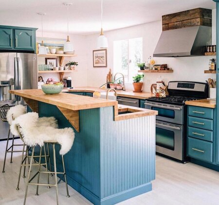 Ombre kitchen