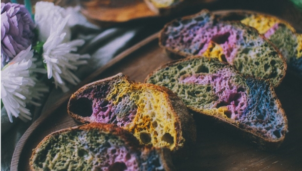 Rainbow sourdough