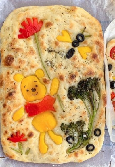 Winnie the Pooh Focaccia