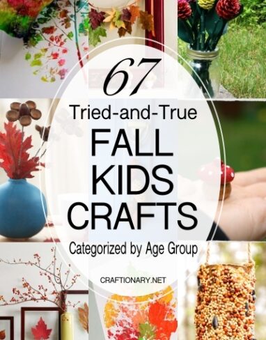 67 Creative & Easy Kids Fall Crafts (Pine Cone, Leaves, Pumpkins)