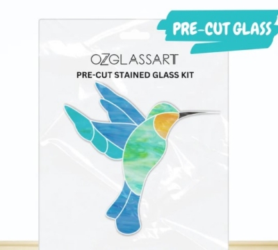 Birds Suncatcher Kit Arts and Crafts Kit Stained Glass Bird DIY Art Kit  Bird Craft Nature Craft Kids Craft Kit Adult Craft Kit 