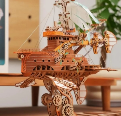 steampunk-fantasy-airship-model-kit