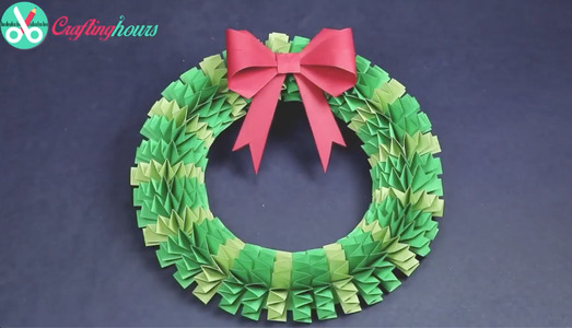 Christmas-paper-wreath