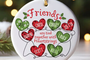 Custom-friends-heartstrings-ornament