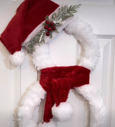 Dollar-Tree-Snowman-door-hanging