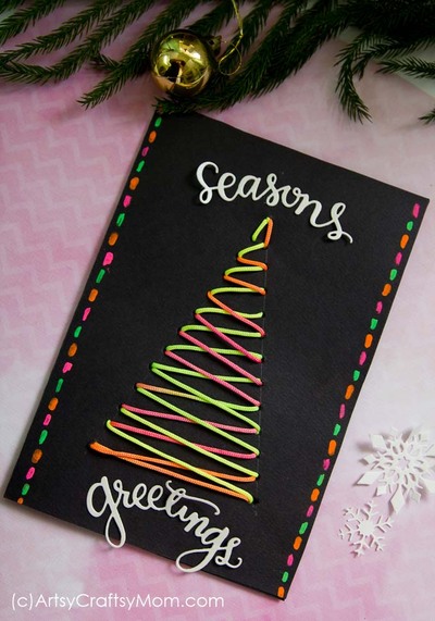 Easy-Christmas-Tree-Lacing-Card