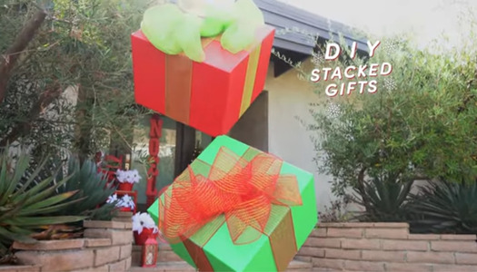 Giant-Stacked-gifts-display