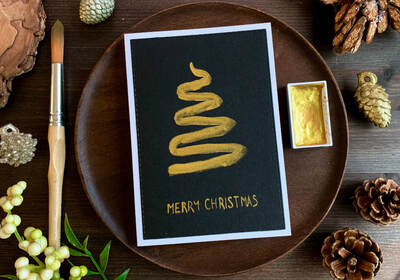 One-Stroke-Christmas-Tree-Christmas-Card