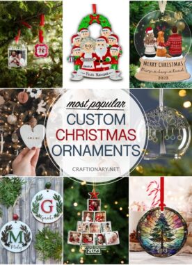 80 One-of-a-kind Personalized Christmas Ornaments