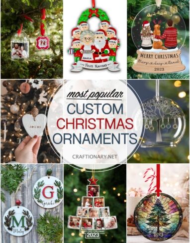 80 One-of-a-kind Personalized Christmas Ornaments