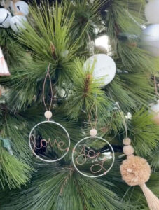 copper-wire-name-ornaments