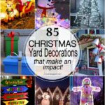 75 Christmas Yard Decorations that make an impact