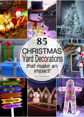 75 Christmas Yard Decorations that make an impact
