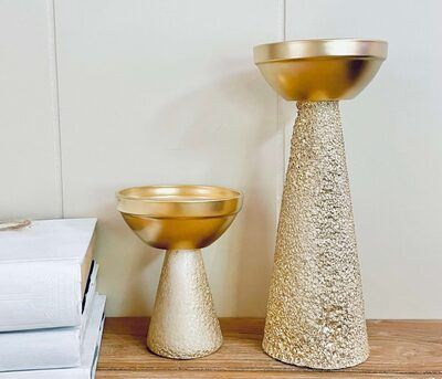 Brass-Pottery-Barn-Candle-Holders