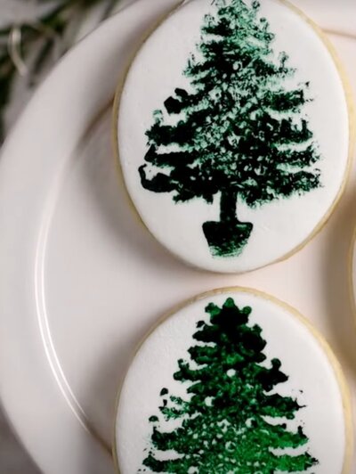 Christmas-tree-fondant-cookie