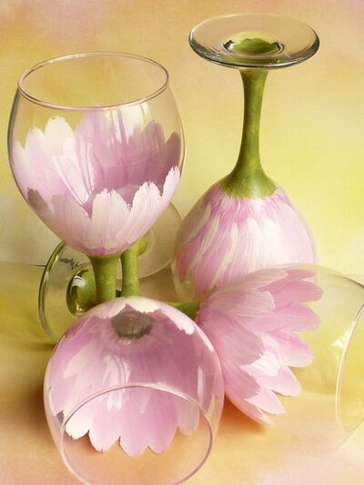 Floral-glass-stems