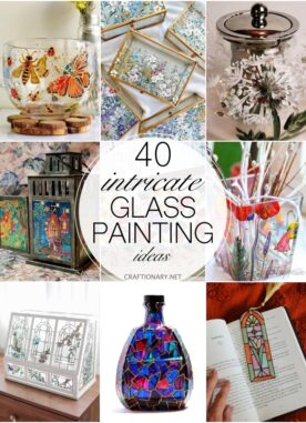 40 Intricate Glass Painting Ideas