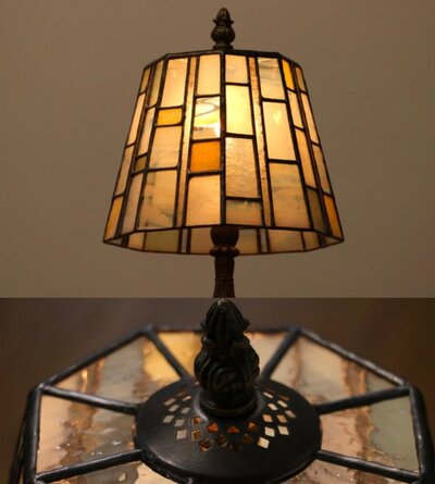 Contemporary-stained-glass-lamp-DIY