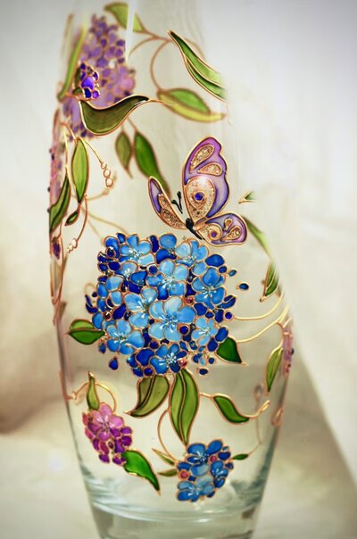 Hand-Painted-Vase