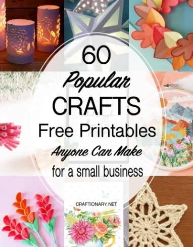 60 Best Crafts Free Printables and How to Craft Your Own Prints