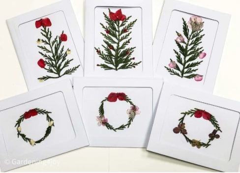creating-holiday-cards-with-pressed-flowers
