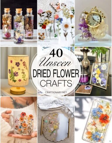 40 Unseen Pressed Flower Crafts
