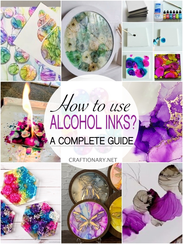 How to use alcohol inks - A Complete Guide for Beginners - Craftionary