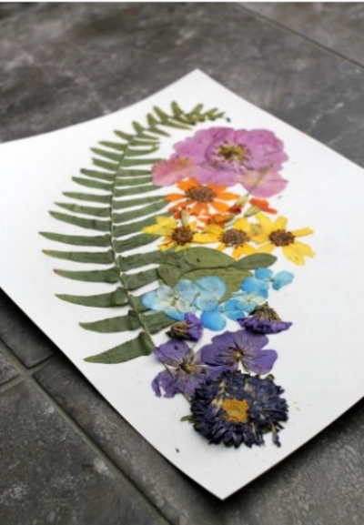 40 Unseen Pressed Flower Crafts - Craftionary