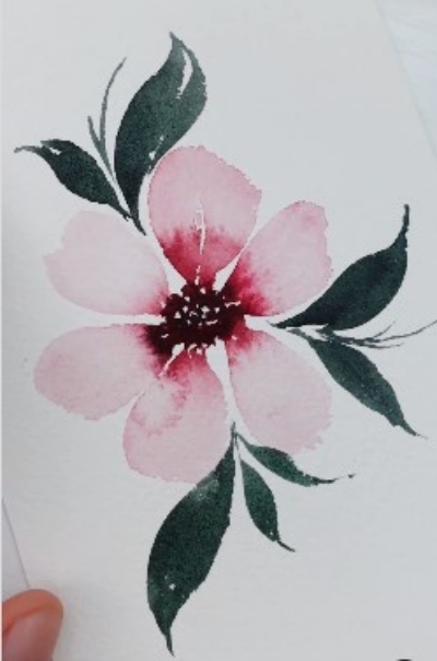 Delicate and Loose Watercolor Flowers