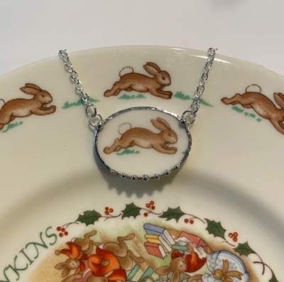 Royal Doulton BUNNYKINS Broken China Jewelry