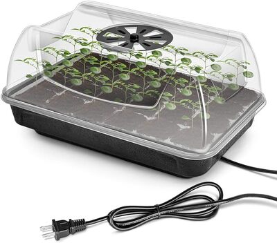 Seed-starter-box-with-heater-and-vent