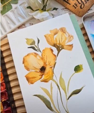 Simple Loose Yellow Flowers