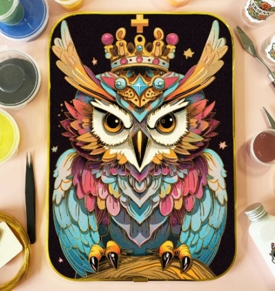 diy-cloisonne-kit-owl-pattern-perfect