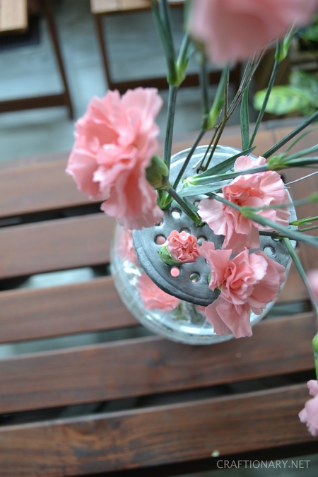 diy-flower-frog-stand-holder