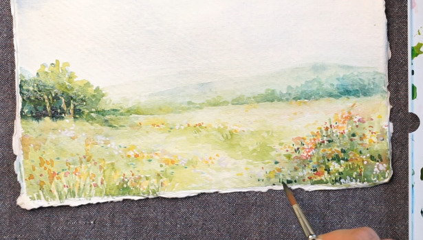 flower-field-landscape-watercolor-painting-easy