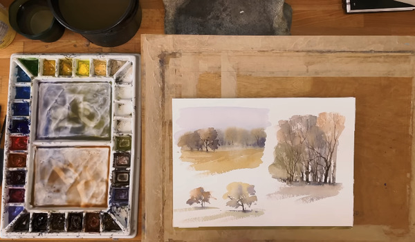 painting-trees-in-watercolors-beginners