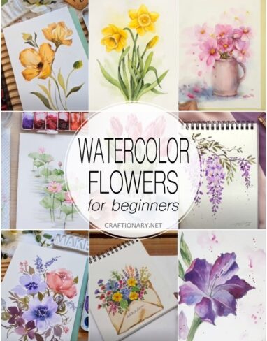 50 Watercolor Flower Painting Ideas for beginners