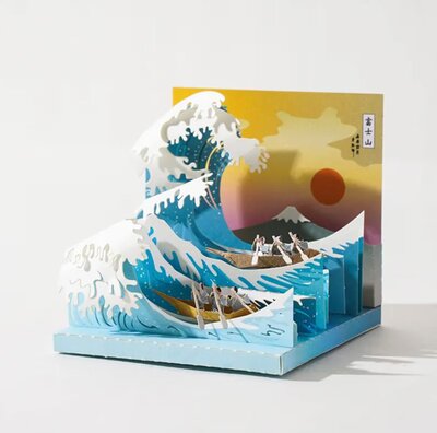 The-Kanagawa-Wave-Paper-Sculpture-Kit