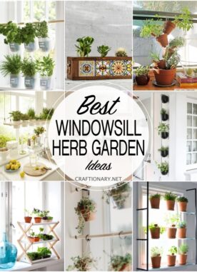 25 UNIQUE Windowsill Herb Garden Ideas