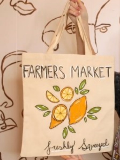 How To Paint Canvas Tote Bags