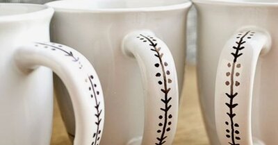 Painted-mug-handle