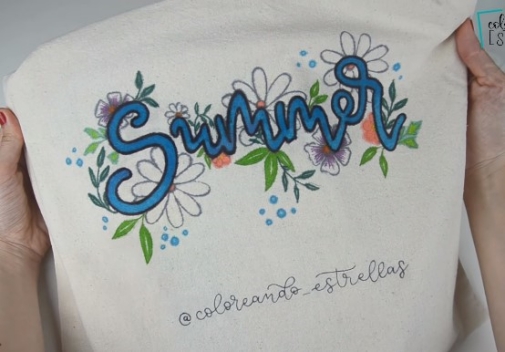 Summer-Themed tote
